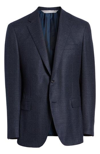 Men's Samuelsohn Classic Fit Wool Blend Blazer S - Blue