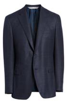 Men's Samuelsohn Classic Fit Wool Blend Blazer S - Blue