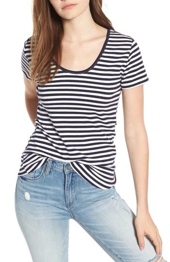 Women's Socialite Stripe Tee - Blue