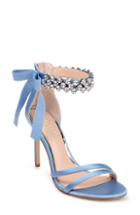 Women's Jewel Badgley Mischka Debra Ankle Strap Sandal M - Blue