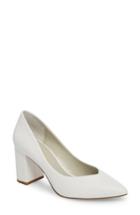 Women's 1.state Saffy Block Heel Pump M - White