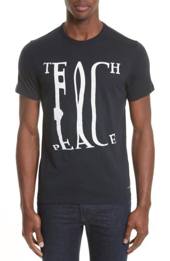 Men's Ps Paul Smith Teach Peace T-shirt