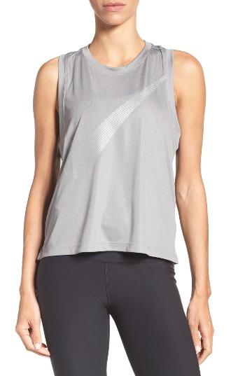 Women's Nike Dry City Running Tank - Grey
