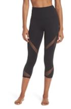 Women's Zella Moroccan High Waist Crop Leggings - Black