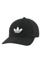 Men's Adidas Originals Trefoil Stretch Ball Cap /x-large - Black