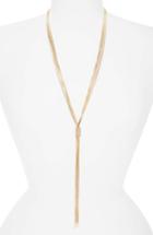 Women's Canvas Jewelry Lariat Necklace