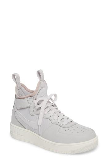 Women's Nike Air Force 1 Ultraforce Mid Sneaker M - Grey