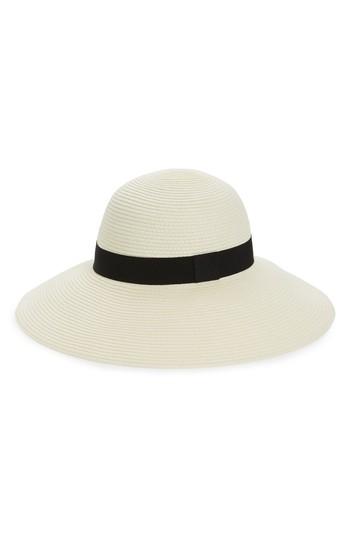 Women's Halogen Floppy Hat - Ivory