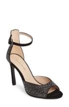 Women's Pelle Moda Crystal Embellished Ankle Strap Sandal