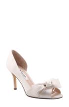 Women's Nina Forbes Ii Peep Toe Pump M - White