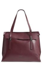 Lodis Silicon Valley - Lorrain Rfid Leather Satchel - Burgundy