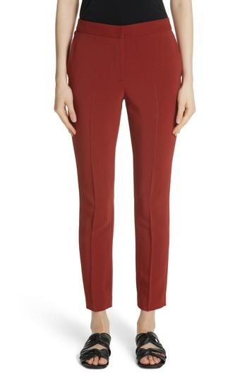 Women's Rosetta Getty Stretch Cady Skinny Trousers - Orange