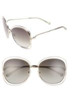 Women's Chloe Carlina 60mm Gradient Les Sunglasses -