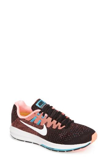 Women's Nike Air Zoom Structure 20 Running Shoe .5 M - Black