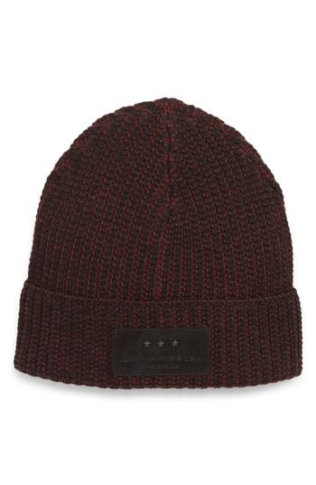 Men's John Varvatos Star Usa Plated Merino Wool Beanie - Red