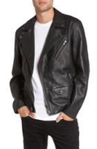 Men's Treasure & Bond Leather Biker Jacket - Black