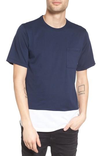 Men's Nike Sb Colorblock Dri-fit Tee - Blue