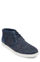 Men's Steve Madden Fowler Knit Mid Top Sneaker M - Blue