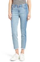 Women's Bp. Mr Straight Colorblock Jeans