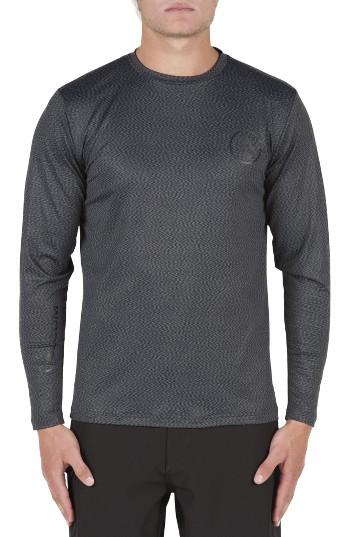 Men's Volcom Long Sleeve Rashguard - Black