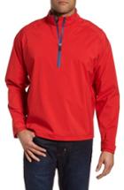 Men's Bugatchi Regular Fit Half Zip Performance Pullover, Size - Red