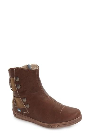 Women's Cloud 'aline' Faux Shearling Lined Bootie Us / 35eu - Brown