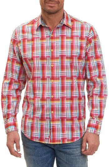 Men's Robert Graham Tyson Classic Fit Print Sport Shirt
