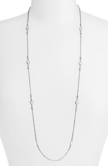 Women's Konstantino Pythia Long Crystal Station Necklace