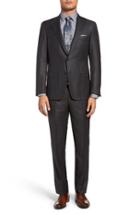 Men's Hickey Freeman Classic Fit Stripe Wool Suit
