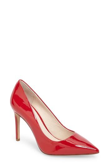 Women's Louise Et Cie Joye Pointy Toe Pump M - Red