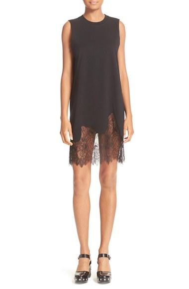 Women's Mcq Alexander Mcqueen Lace Trim Shift Dress