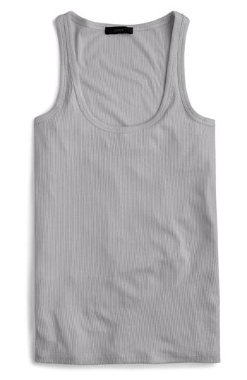 Women's J.crew 1993 Classic Favorite Tank, Size - Grey