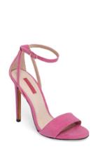 Women's Topshop Raphael New Genuine Calf Hair Sandal .5us / 36eu - Pink