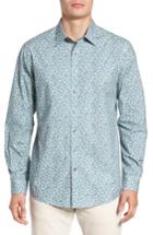Men's Rodd & Gunn Mount Whitcombe Original Fit Sport Shirt, Size - Blue