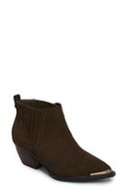 Women's Sbicca Cardinal Pointy Toe Bootie .5 B - Brown