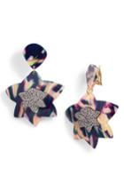 Women's Lele Sadoughi Crystal Star Drop Earrings