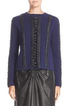 Women's Altuzarra Deals Lace Detail Wool Sweater