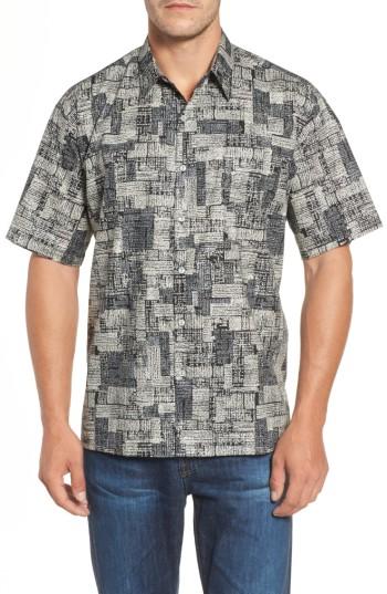 Men's Tori Richard Scratchboard Classic Fit Print Sport Shirt