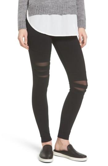 Women's Lysse Slashed High Waist Leggings - Black