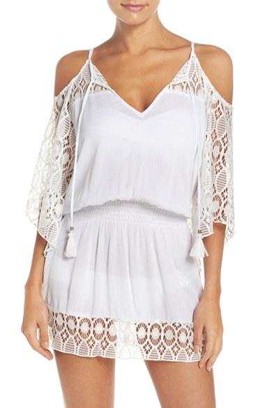 Women's Becca Blouson Cover-up Tunic - White