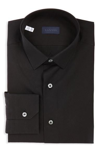 Men's Lanvin Extra Trim Cotton Poplin Sport Shirt