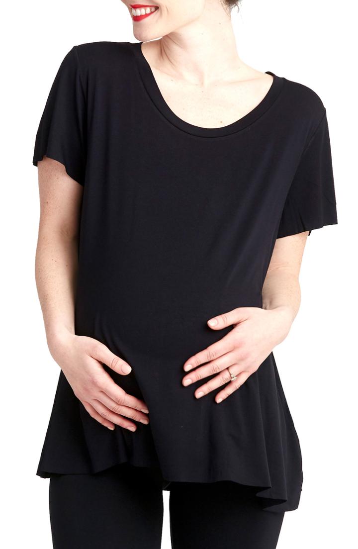 Women's Nom Maternity Mimi Maternity Tee - Black