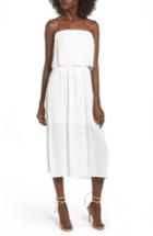 Women's Wayf Kizzie Strapless Midi Dress - Ivory