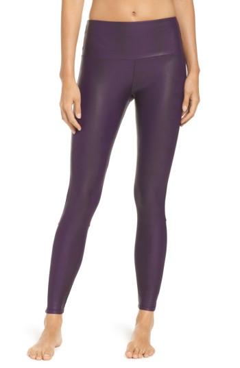 Women's Onzie High Rise Yoga Pants, Size S/m - Purple