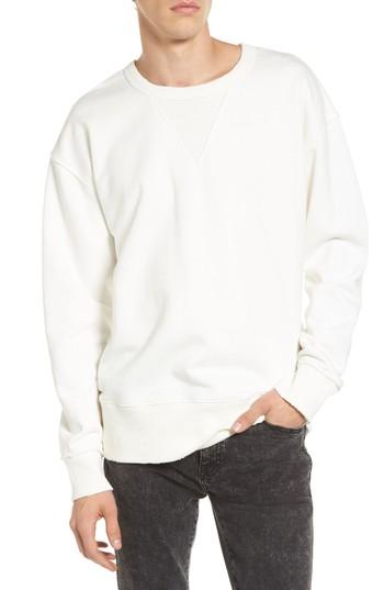 Men's Treasure & Bond Distressed Sweatshirt - Black