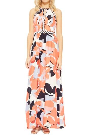 Women's Parker Luella Silk Maxi Dress - Coral