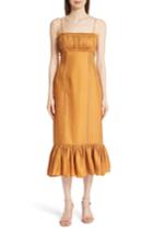 Women's Cinq A Sept Ilana Flare Hem Dress - Brown
