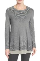 Women's Eileen Fisher Microstripe Pullover
