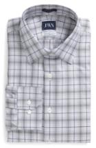 Men's John W. Nordstrom Trim Fit Plaid Dress Shirt .5 32/33 - Red