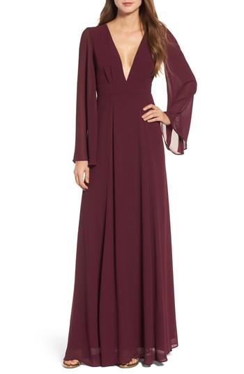 Women's Show Me Your Mumu Venus Maxi Dress - Burgundy